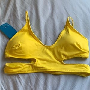 BRAND NEW YELLOW BIKINI TOP